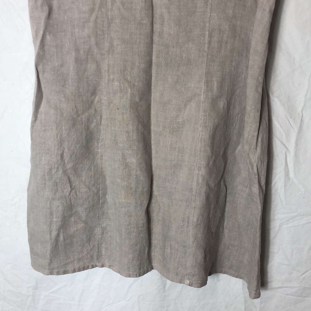 Aly Wear 100% Linen Dress (C) - Picture 6 of 9